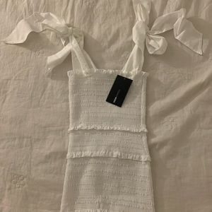 fashion nova abbie smocked mini dress!